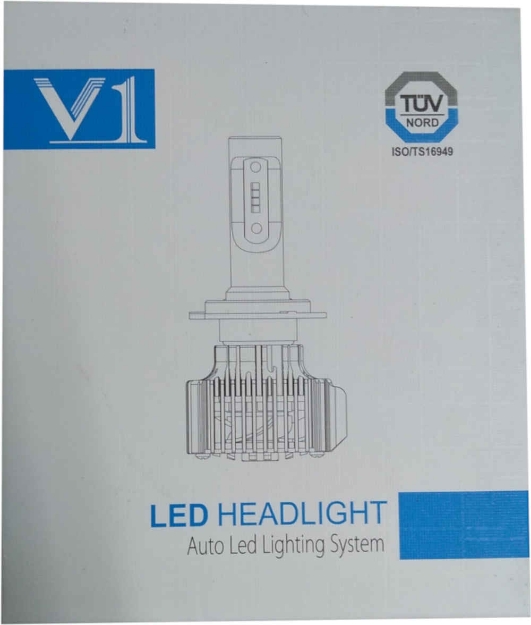 Picture of Set of H3 LED bulbs, V1 - cooling fan style