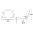 Picture of Bucket Seat, Black Vinyl