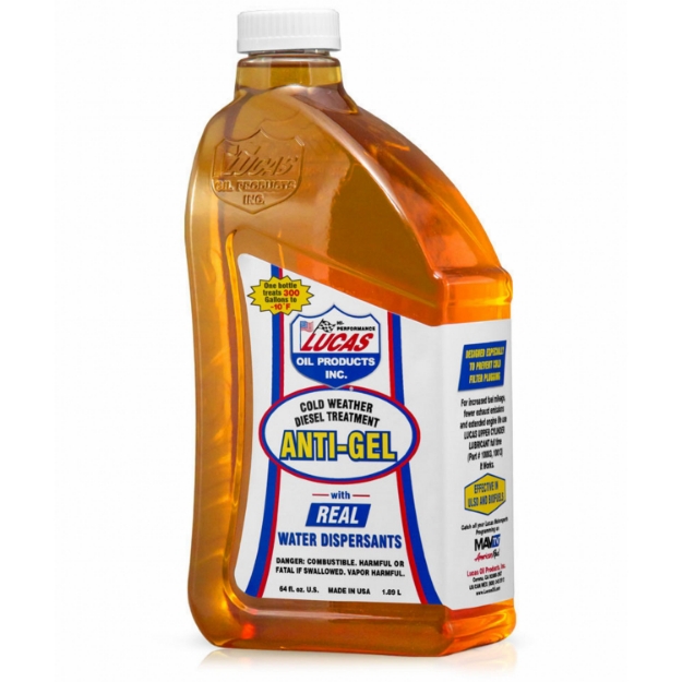 Picture of Lucas Anti-Gel Cold Weather Diesel Treatment, 64 oz. Bottle (Case of 6)
