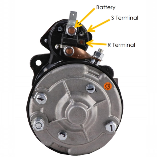 Picture of Starter - New, 12V, DD, CW, Aftermarket Lucas