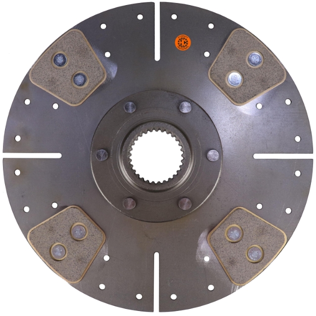 Picture of 11" PTO Disc, 4 Pad, w/ 1-7/8" 29 Spline Hub - New