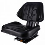 Picture of Low Back Seat, Black Vinyl w/ Mechanical Suspension