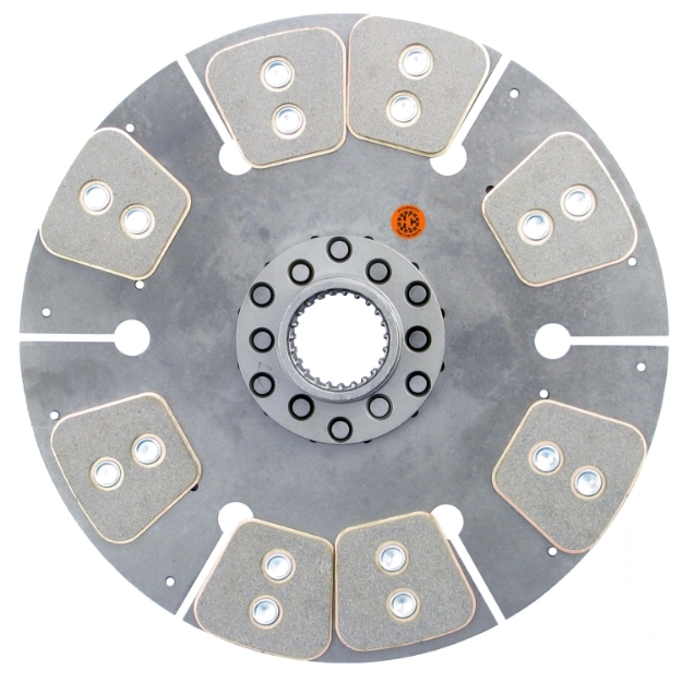 Picture of 14" Transmission Disc, 8 Pad, w/ 2" 23 Spline Hub - Reman