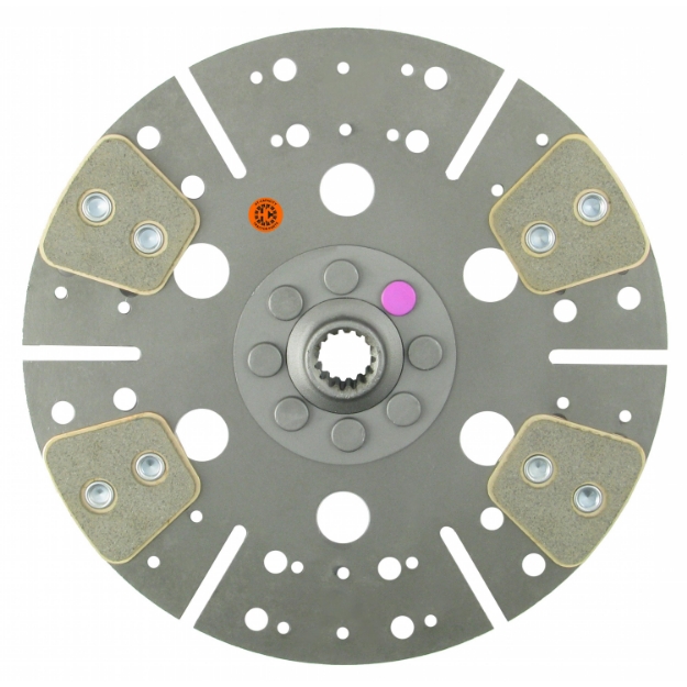 Picture of 11" Transmission Disc, 4 Pad, w/ 1" 15 Spline Hub - New