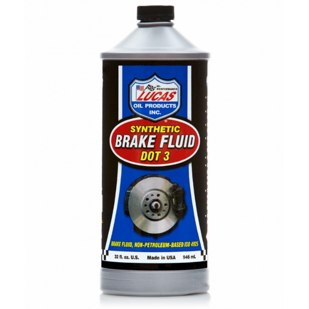 Picture of Lucas Synthetic Brake Fluid (DOT 3), 32 oz. Bottle (Case of 12)