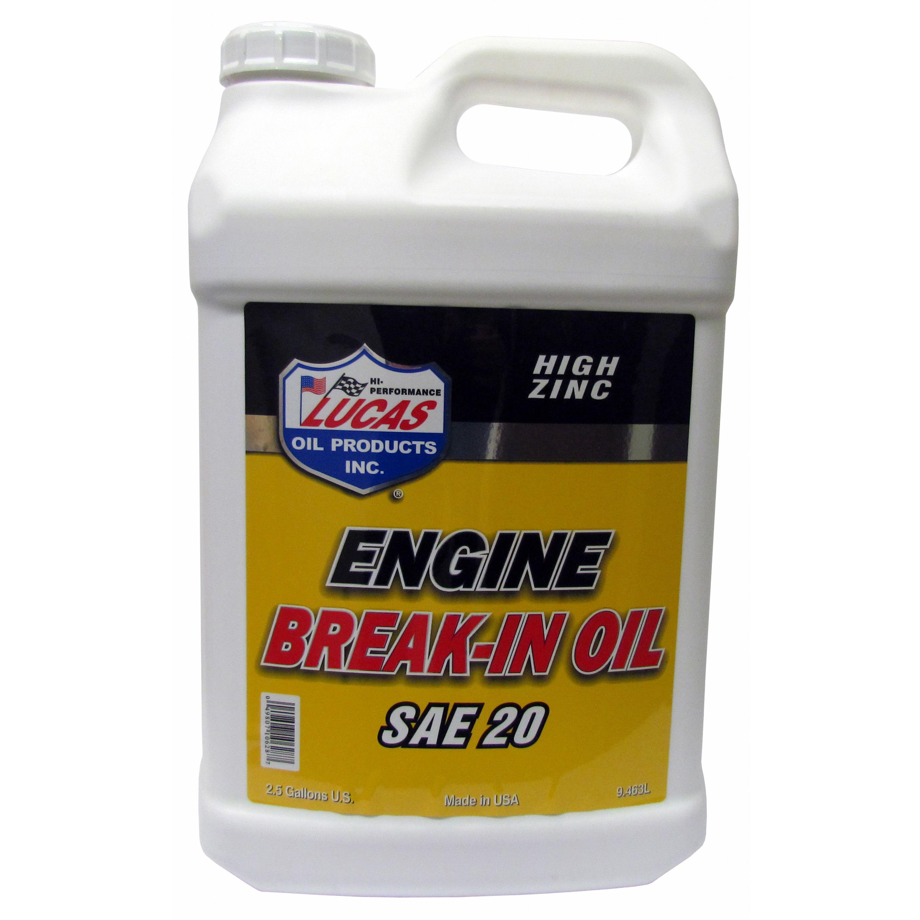 Lucas SAE-20 Engine Break-In Oil Lucas SAE-20 Engine Break-In Oil