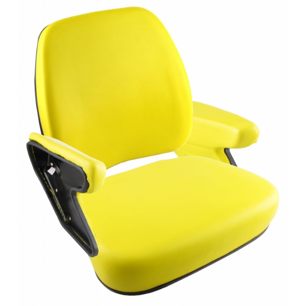 Picture of Mid Back Seat, Yellow Vinyl