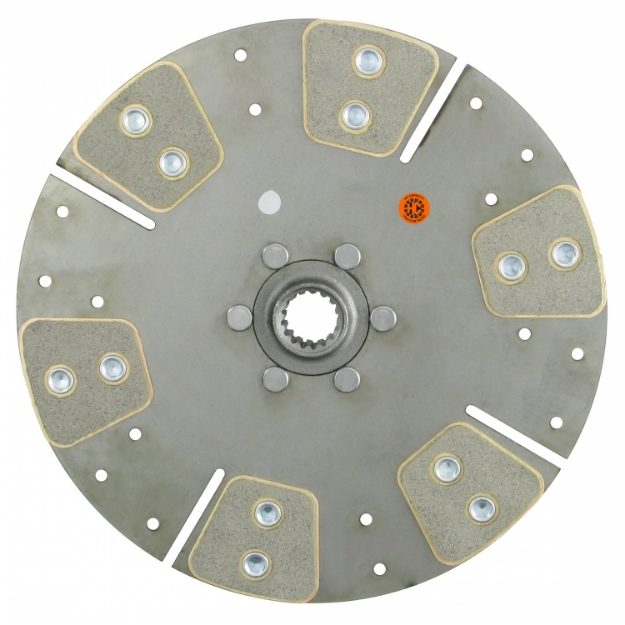 Picture of 11" Transmission Disc, 6 Pad, w/ 1-1/16" 16 Spline Hub - Reman