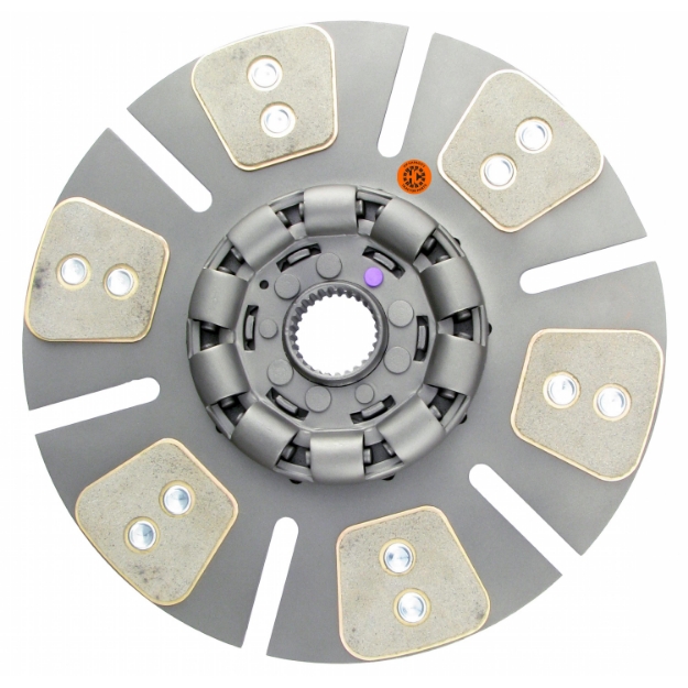 Picture of 13" Transmission Disc, 6 Pad, w/ 1-3/4" 27 Spline Hub - Reman