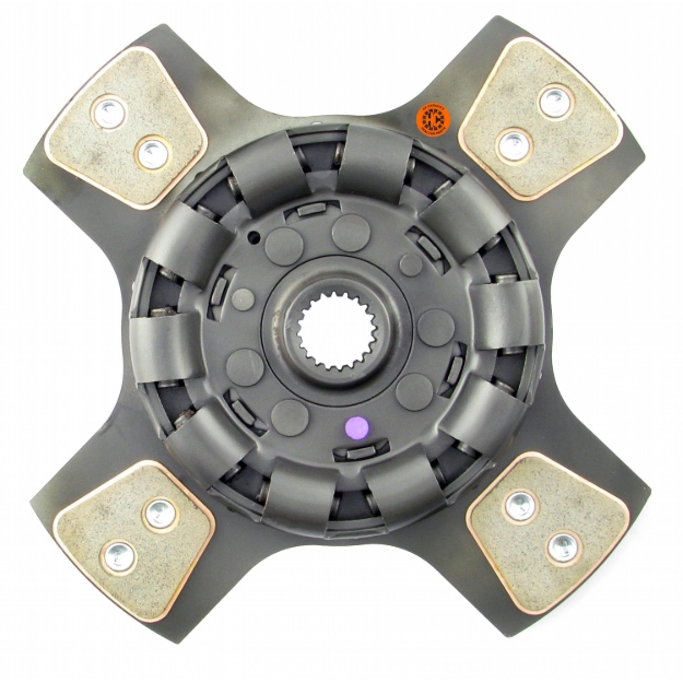 Picture of 12" Transmission Disc, 4 Pad, w/ 1-5/16" 20 Spline Hub - Reman