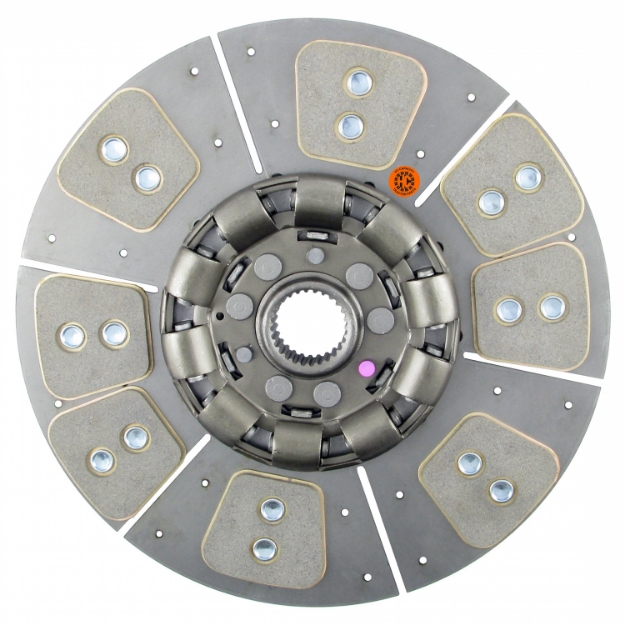 Picture of 14" Transmission Disc, 8 Pad, w/ 1-3/4" 27 Spline Hub - New