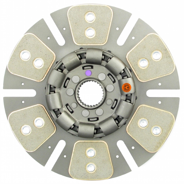 Picture of 12" Transmission Disc, 6 Pad, w/ 1-3/4" 27 Spline Hub - New