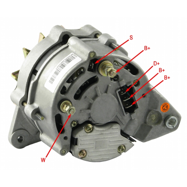 Picture of Alternator - New, 12V, 65A, Aftermarket Lucas