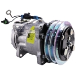 Picture of Genuine Sanden SD7H15 Compressor, w/ 2 Groove Clutch - New