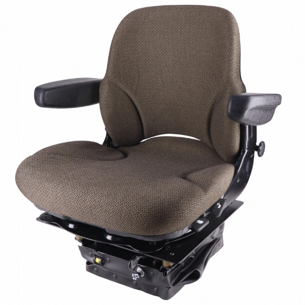 Picture of Sears Mid Back Seat, Brown Fabric w/ Air Suspension
