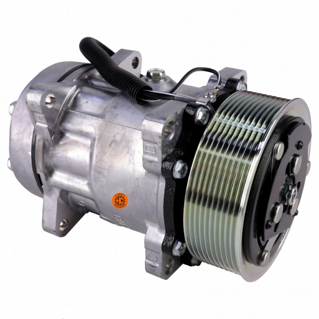 Picture of Genuine Sanden SD7H15 FLX7 Compressor, w/ 10 Groove Clutch - New