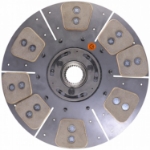 Picture of 14" Transmission Disc, 8 Pad, w/ 1-3/4" 27 Spline Hub - New