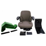 Picture of Sears Mid Back Seat for John Deere 30 Series, Brown Fabric w/ Air Suspension