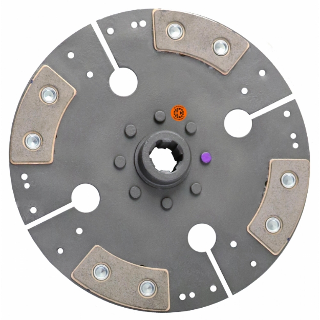 Picture of 9" Transmission Disc, 4 Pad, w/ 1" 6 Spline Hub - Reman