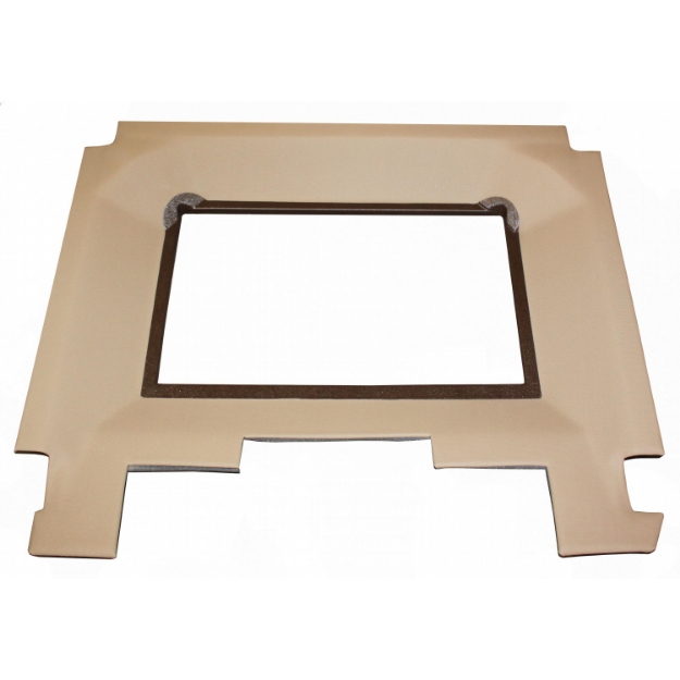 Picture of Main Headliner Piece, Sailcloth Tan Vinyl w/ Formed Plastic