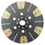 Picture of 13" Transmission Disc, 6 Pad, w/ 1-3/4" 10 Spline Hub - New