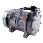 Picture of Genuine Sanden SD7H15 Compressor, w/ 2 Groove Clutch - New