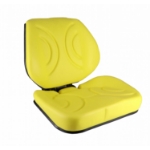 Picture of Low Back Seat, Yellow Vinyl w/ Mechanical Suspension