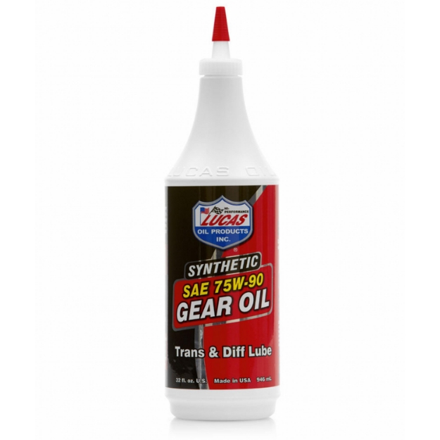 Picture of Lucas Synthetic SAE 75W-90 Gear Oil, 1 qt. Bottle (Case of 12)
