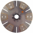 Picture of 11" Transmission Disc, 6 Pad, w/ 1-9/16" 20 Spline Hub - Reman