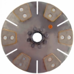 Picture of 11" Transmission Disc, 6 Pad, w/ 1-9/16" 20 Spline Hub - Reman
