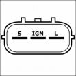 Picture of Alternator - New, 12V, 60A, Aftermarket Nippondenso