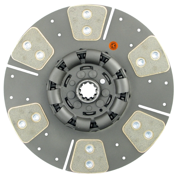 Picture of 11" Transmission Disc, 6 Pad, w/ 1-1/8" 10 Spline Hub - Reman