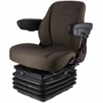 Picture of Sears Mid Back Seat for John Deere 7000 & 8000 Series, Brown Fabric w/ Air Suspension