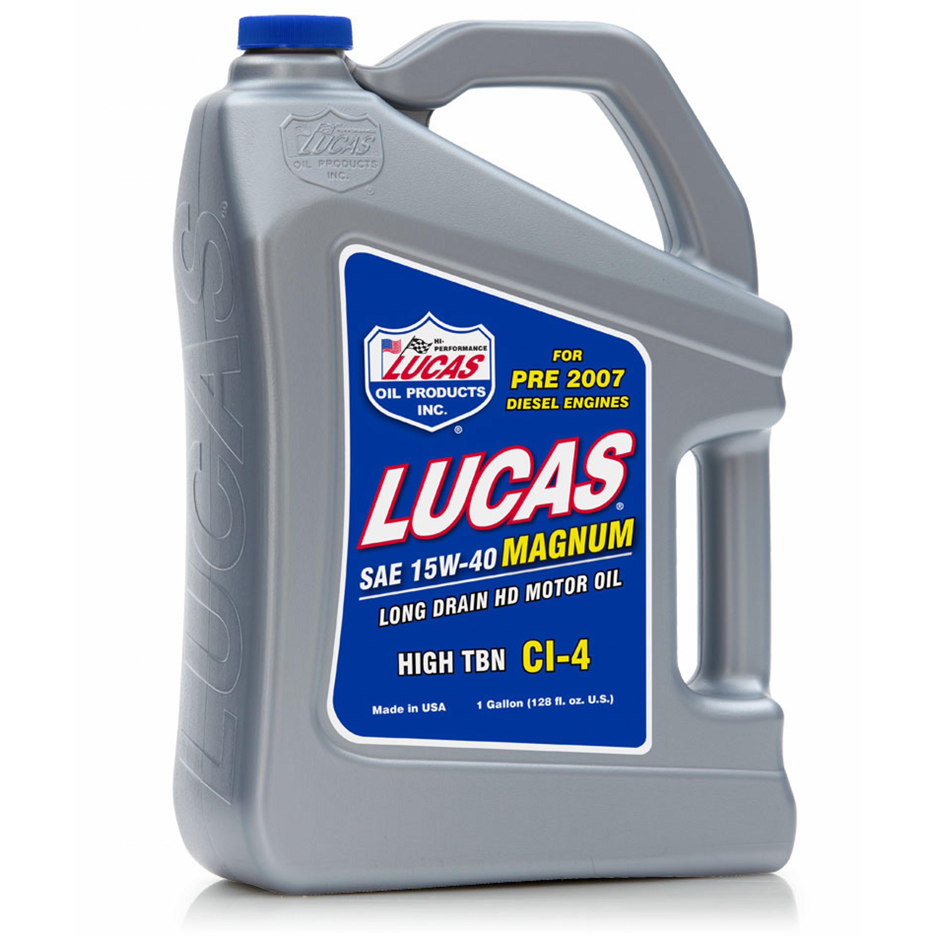 Lucas 15W-40 Magnum Oil for pre-2007 Diesel Engines Lucas 15W-40 Magnum Oil for pre-2007 Diesel Engines