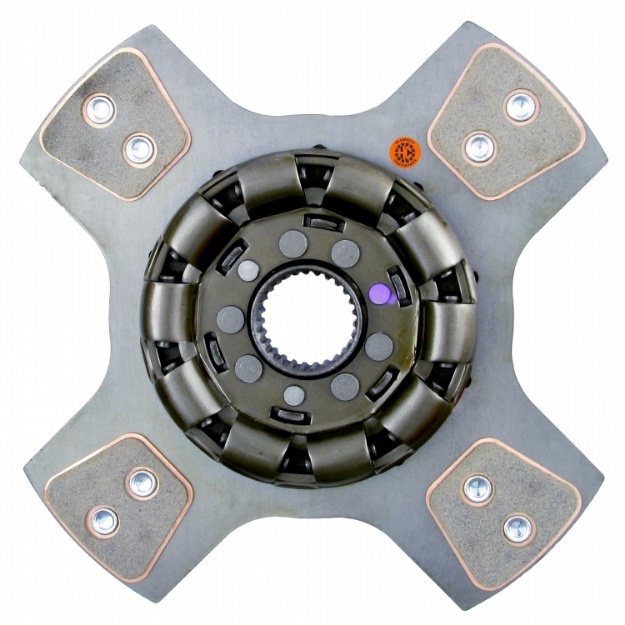 Picture of 12" Transmission Disc, 4 Pad, w/ 1-3/4" 27 Spline Hub - New