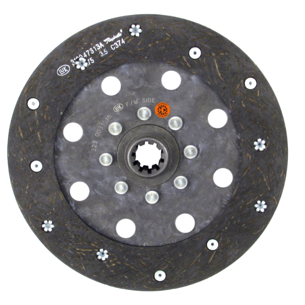 Picture of 9" PTO Disc, Woven, w/ 1" 10 Spline Hub - Reman