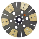 Picture of 11" Transmission Disc, 6 Pad, w/ 1" 15 Spline Hub - New