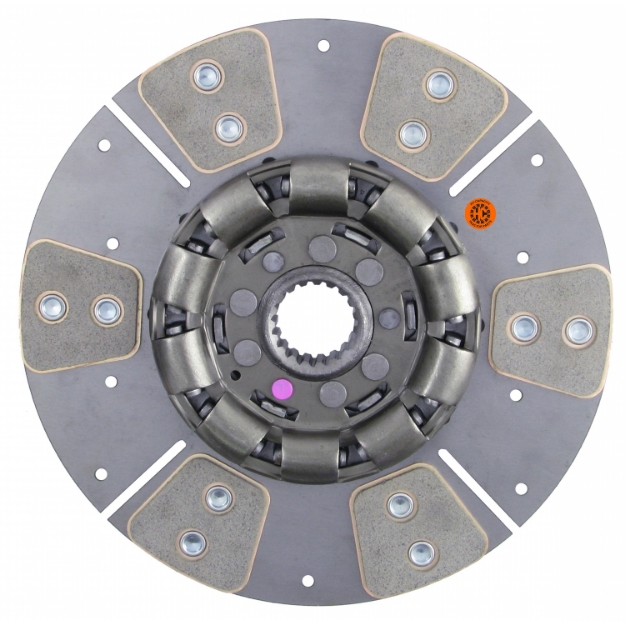 Picture of 11" Transmission Disc, 6 Pad, w/ 1-1/2" 19 Spline Hub - Reman