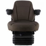 Picture of Sears Mid Back Seat for John Deere 7000 & 8000 Series, Brown Fabric w/ Air Suspension