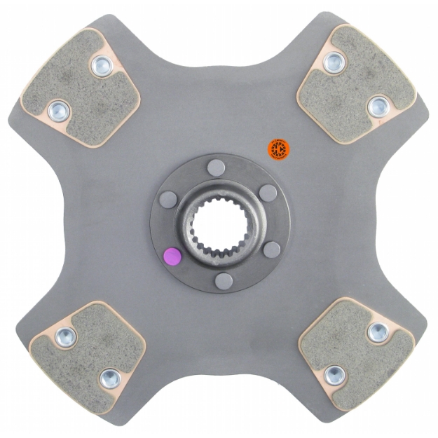 Picture of 11" Transmission Disc, 4 Pad, w/ 1-3/8" 21 Spline Hub - Reman