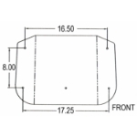 Picture of Seat Cushion, Black Vinyl