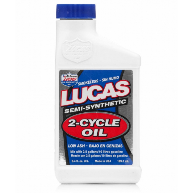 Picture of Lucas Semi-Synthetic 2-Cycle Oil, 6.4 oz. Bottle (Case of 24)