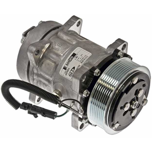 Picture of Genuine Sanden SD7H15HD FLX7 Compressor, w/ 8 Groove Clutch - New