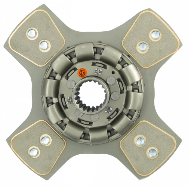 Picture of 12" Transmission Disc, 4 Pad, w/ 1-3/4" 20 Spline Hub - New