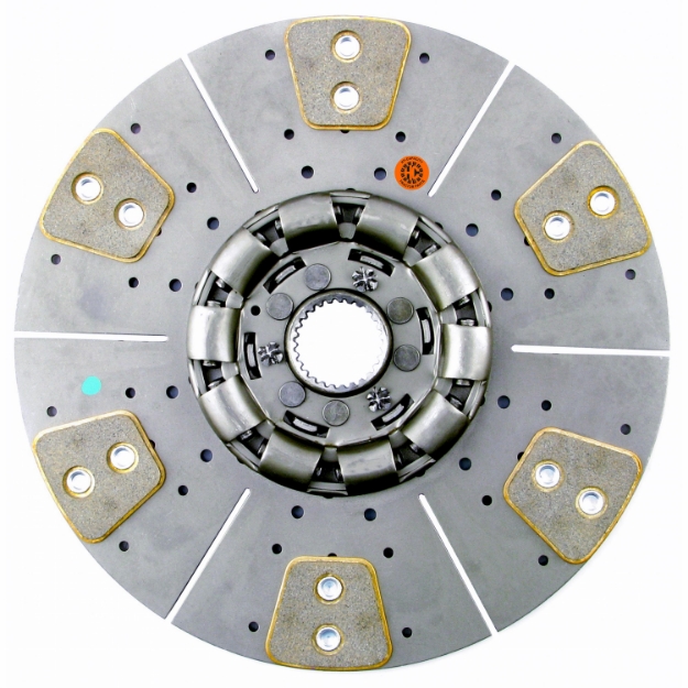 Picture of 13" Transmission Disc, 6 Pad, w/ 1-3/4" 27 Spline Hub - Reman