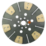 Picture of 13" Transmission Disc, 6 Pad, w/ 1-3/4" 10 Spline Hub - New