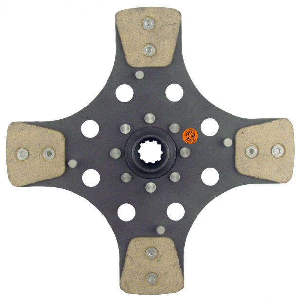 Picture of 11" Flywheel Side Disc, 4 Pad, w/ 1" 10 Spline Hub - New