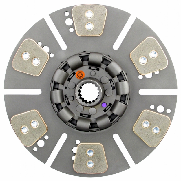 Picture of 15" Transmission Disc, 6 Pad, w/ 1-3/4" 16 Spline Hub - Reman