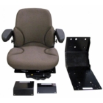 Picture of Sears Mid Back Seat for John Deere 30 - 55 Late Series, Brown Fabric w/ Air Suspension
