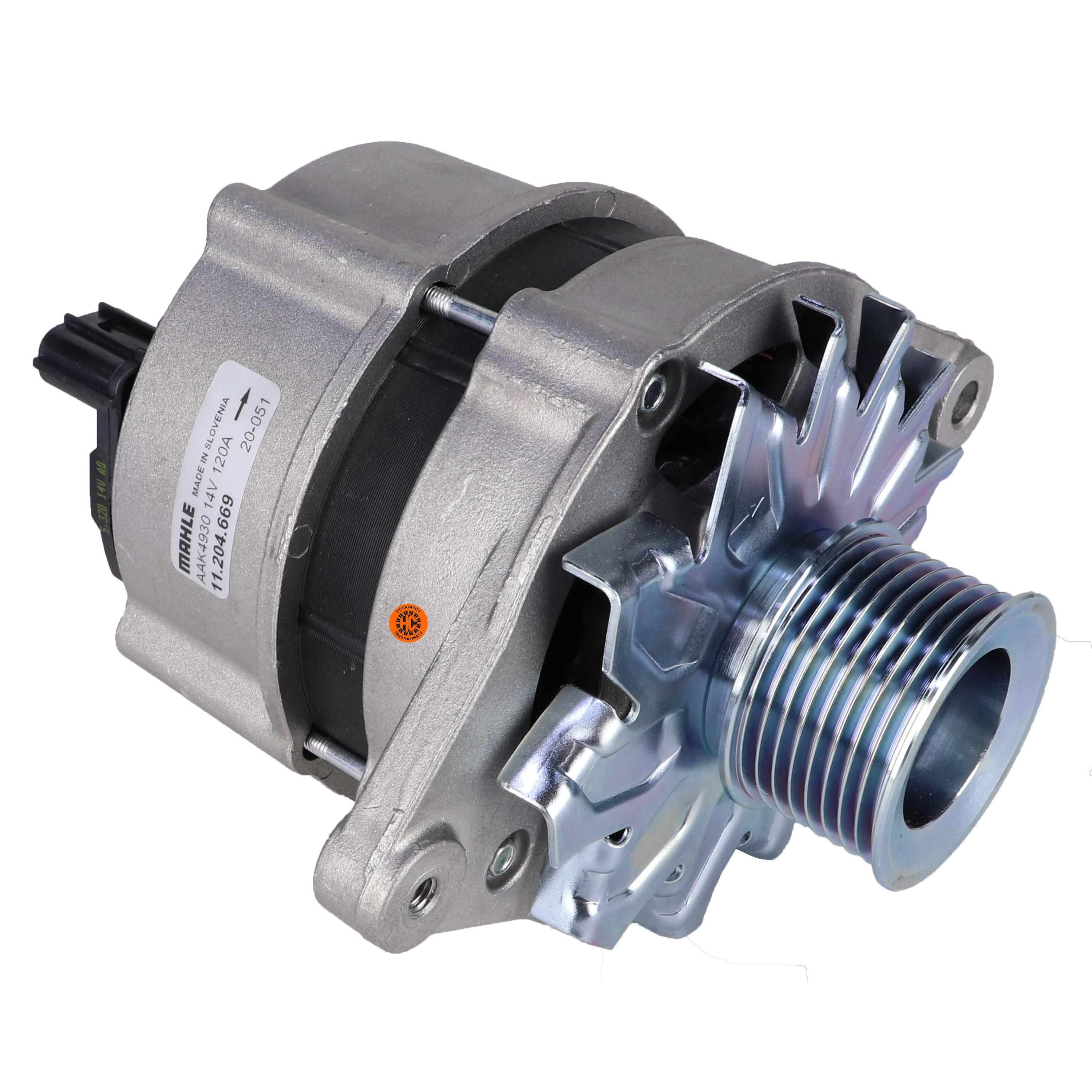 Alternator - New, 12V, 120A, Genuine Iskra/MAHLE